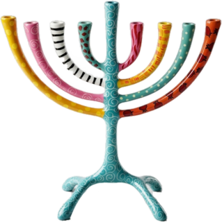 צמרת · חנוכיות עוזיאל עץ החיים