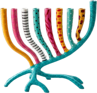 שורשים · חנוכיות עוזיאל עץ החיים