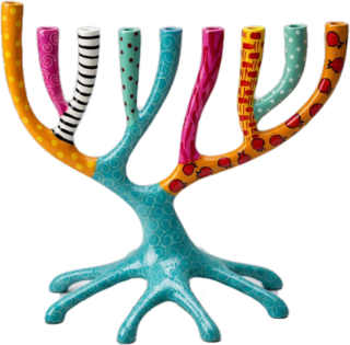 צמיחה · חנוכיות עוזיאל עץ החיים
